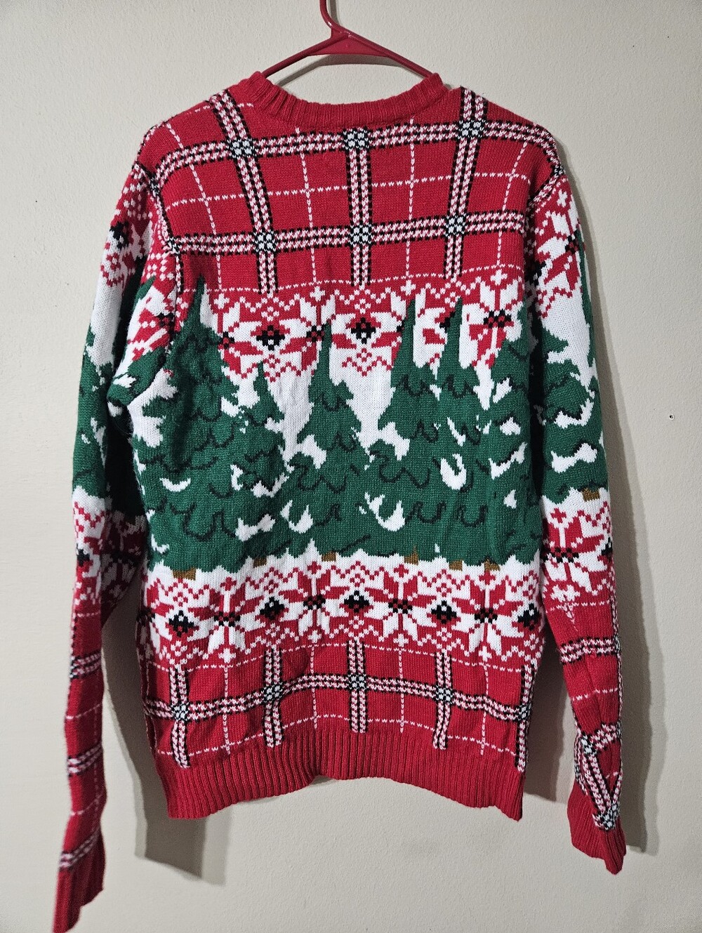 Rudolph Crazy Christmas Sweater Large - Picture 3 of 4